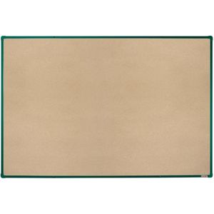 BoardOK Tabule s textilním povrchem 180 × 120 cm, zelený rám