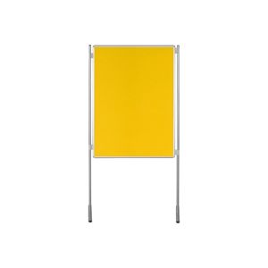 Textilní paraván ekoTAB 120 × 90 cm, žlutý