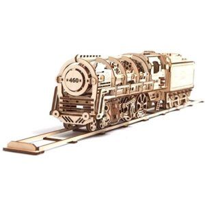 Ugears 3D Mechanická parní lokomotiva s tendrem