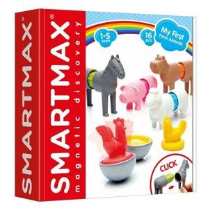Stavebnice SmartMax - Zvířátka z farmy – 16 ks