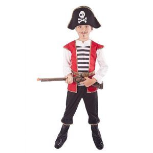 Kostým pirát s kloboukem, velikost M