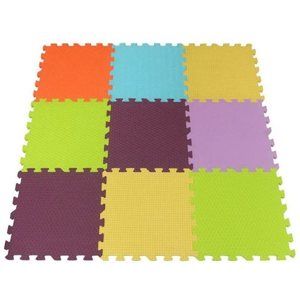 Pěnové puzzle struktura SX (30x30), 6 barev