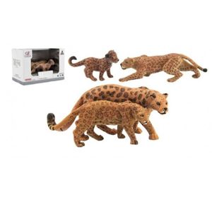 Zvířátka safari ZOO 12cm sada jaguárů, 2 druhy
