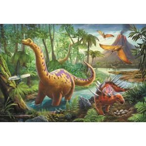 Puzzle Dinosauři 33 x 22cm 60 dílků