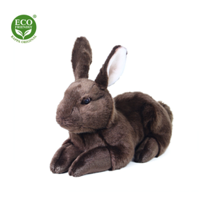 Plyšový králík hnědý 36 cm 