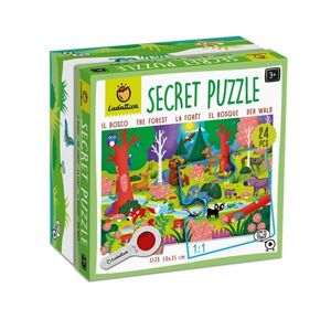 Les tajemné puzzle s lupou, 24 dílků