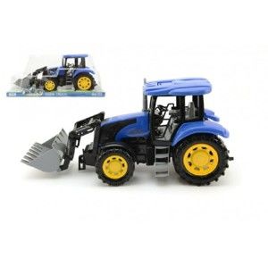 Modrý traktor s radlicí 42cm na setrvačník
