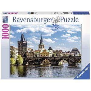 Puzzle - Praha: Pohled na Karlův most, 1000 dílků