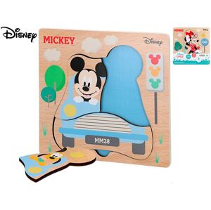Mickey Mouse puzzle dřevěné 4 dílky, mix motivů