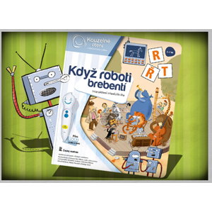 Kouzelné čtení - Když roboti brebentí - Interaktivní logopedická kniha