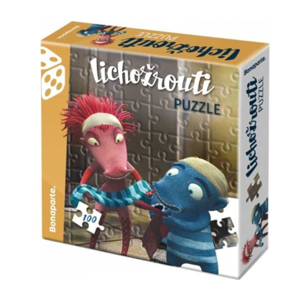 Lichožrouti Hihlík a Žiletka puzzle 100 dílků