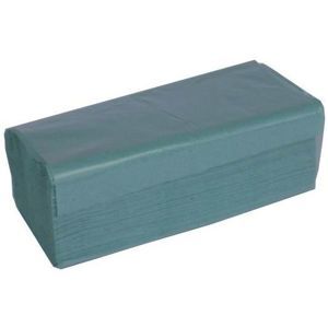 Z-Z ručníky 1 vrstvé - zelené ( 250 ks)