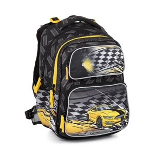 Školní batoh Bagmaster - Žluté auto