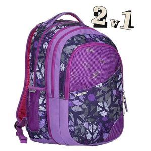 Studentský batoh Explore 2v1 DANIEL Peace Purple