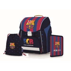 Školní set OXY PREMIUM FLEXI FC Barcelona (aktovka + penál + sáček)