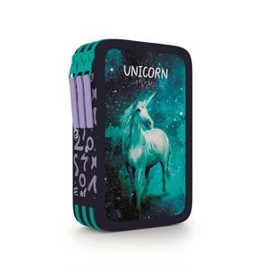 Penál 3patrový prázdný OXY - Unicorn/Jednorožec 2020