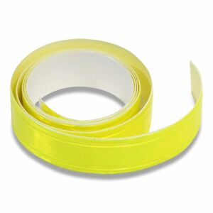 Samolepicí reflexní páska 2 cm x 90 cm - žlutá