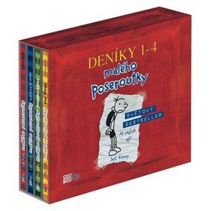 Deník malého poseroutky audioknihy 1-4 dárkový box - Jeff Kinney