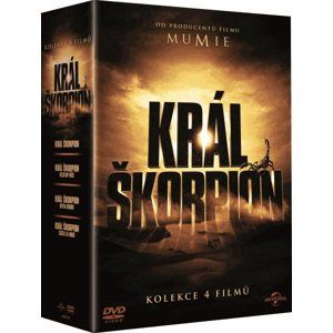 DVD Král Škorpion - Kolekce 4 filmů - Chuck Russell, Russell Mulcahy, Roel Reiné, Mike Elliott