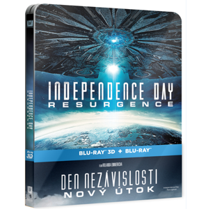 Den nezávislosti: Nový útok Blu-ray 2D+3D BD Steelbook