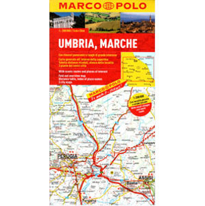Itálie 8- Umbria, Marche - mapa Marco Polo - 1:200 000