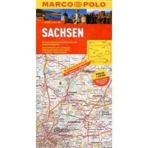 Německo - Sasko - automapa Marco Polo 1:200 000