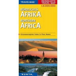 Afrika - severní - mapa Kunth - 1:4mil.