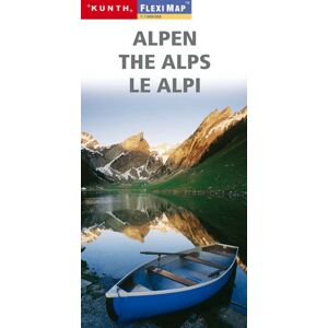 Alpy - mapa Kunth-flexi - 1:1 000 000
