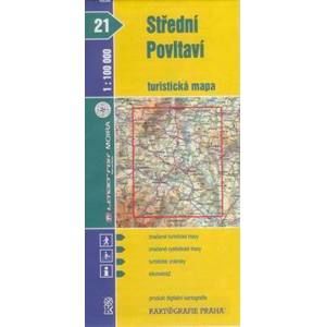 Střední Povltaví - mapa KP č.21 - 1:100t