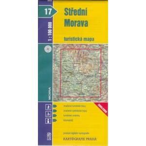 Střední Morava - mapa KP č.17 - 1:100t