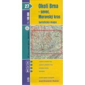 Okolí Brna - sever, Moravský kras - mapa KP č.27 - 1:100t