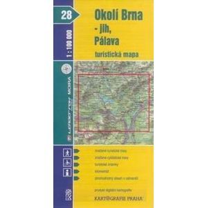 Okolí Brna - jih, Pálava - mapa KP č.28 - 1:100t