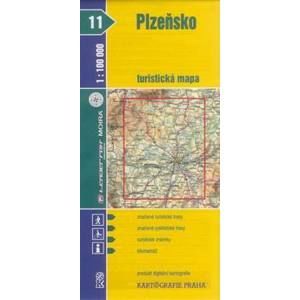 Plzeňsko - mapa KP č.11 - 1:100t