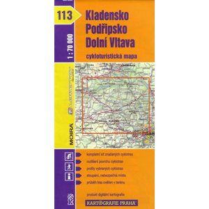 Kladensko, Podřipsko, dolní Vltava - cyklo KP č.113 - 1:70t