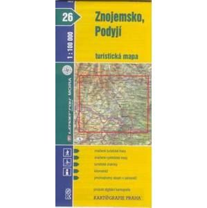 Znojemsko, Podyjí - mapa KP č.26 - 1:100t