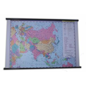 Asie -školní- politické rozdělení - nástěnná mapa - 1:10 000 000