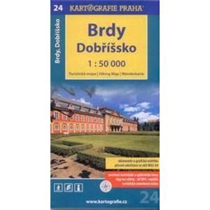 Brdy, Dobříšsko - mapa Kartografie č.24 - 1:50 000