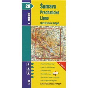 Šumava - Prachaticko, Lipno - mapa KP20 - 1:100t