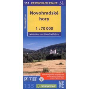 Novohradské hory - cyklo KP č.135 - 1:70 000
