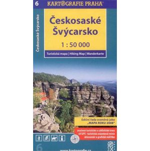 Českosaské Švýcarsko - mapa Kartografie č.6 - 1:50 000