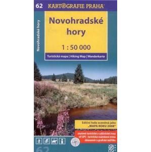 Novohradské hory - mapa Kartografie č.62 - 1:50 000