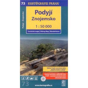 Podyjí - Znojemsko - mapa Kartografie č.73 - 1:50 000