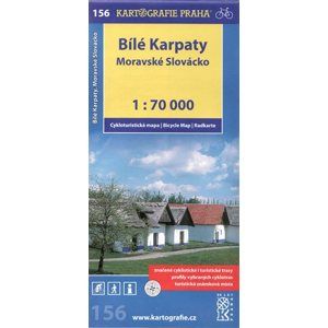 Bílé Karpaty, Moravské Slovácko -  cyklo KP č.156 - 1:70t