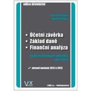 Účetní závěrka, základ daně, finanční analýza podnikatelkských subjektů 2012