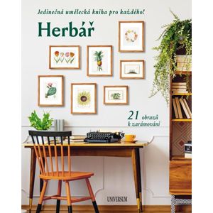 Herbář: Jedinečná umělecká kniha pro každého! 21 obrazů k zarámování - kolektiv autorů