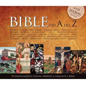 Bible od A do Z - 70 nejznámějších postav, příběhů a událostí z bible - 4CD - neuveden