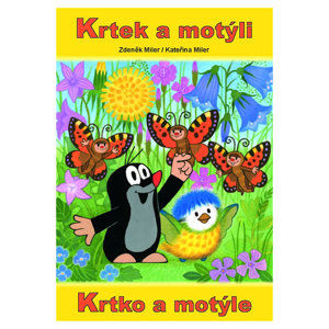 Krtek a motýli - omalovánky A5 - Miler Zdeněk, Miler Kateřina