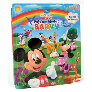 Mickeyho klubík - Pojďme hledat barvy - Leporelo s okénky - Disney Walt