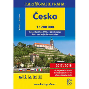 Česko - autoatlas/1:200 000, 2017/2018 - neuveden