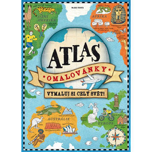 Atlas omalovánky - Vymaluj si celý svět! - neuveden